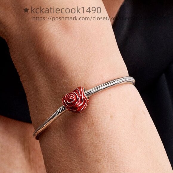 Pandora Rose Heart Charm - Picture 4 of 6